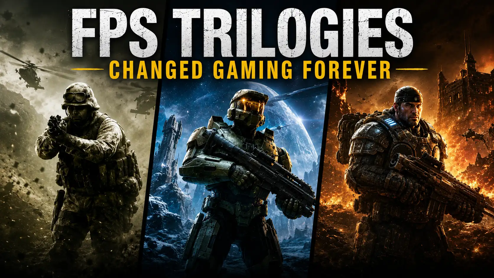 These 5 FPS Trilogies Changed Gaming Forever