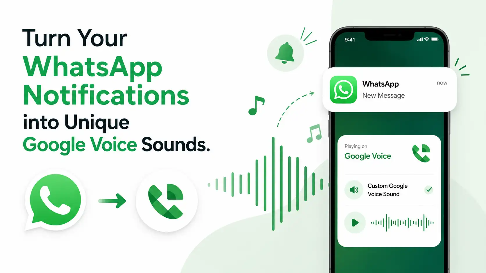 Turn Your WhatsApp Notifications into Unique Google Voice Sounds