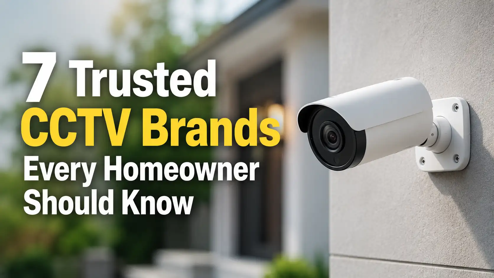 7 Trusted CCTV Brands Every Homeowner Should Know