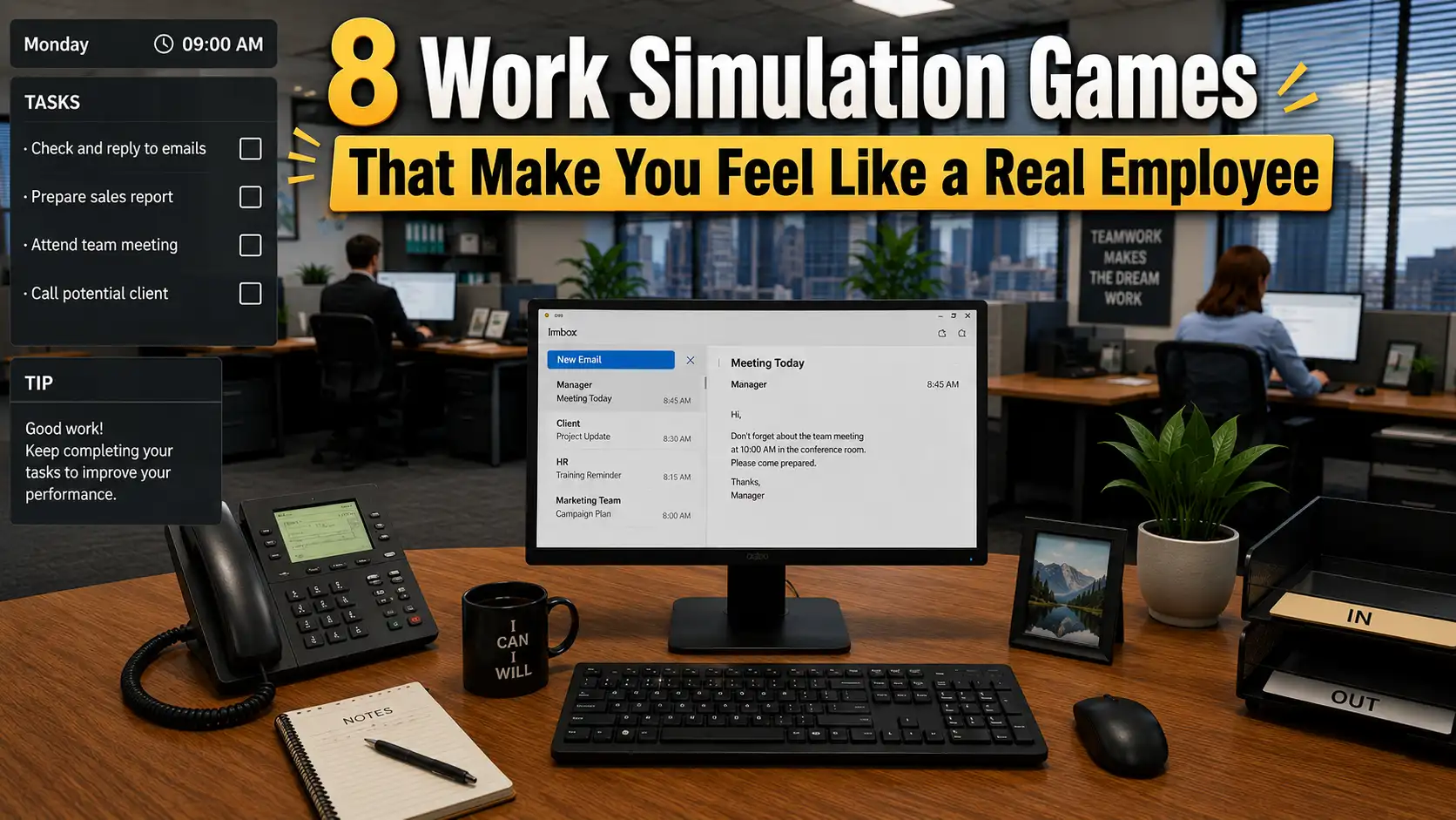 8 Work Simulation Games That Make You Feel Like a Real Employee