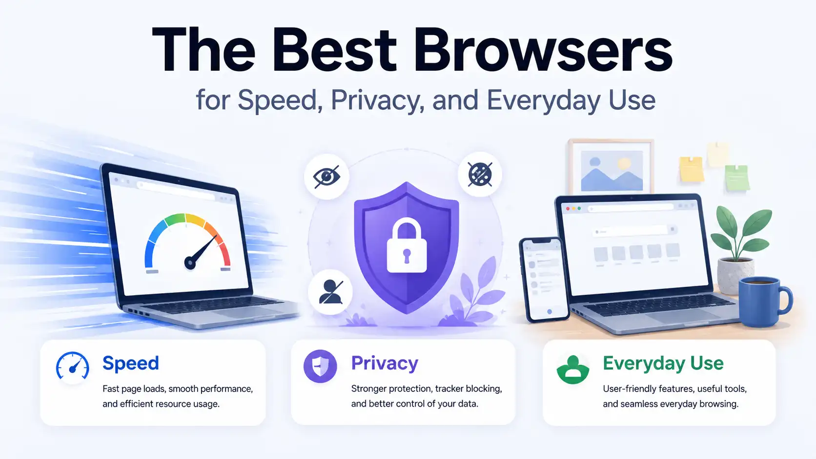 The Best Browsers for Speed, Privacy, and Everyday Use