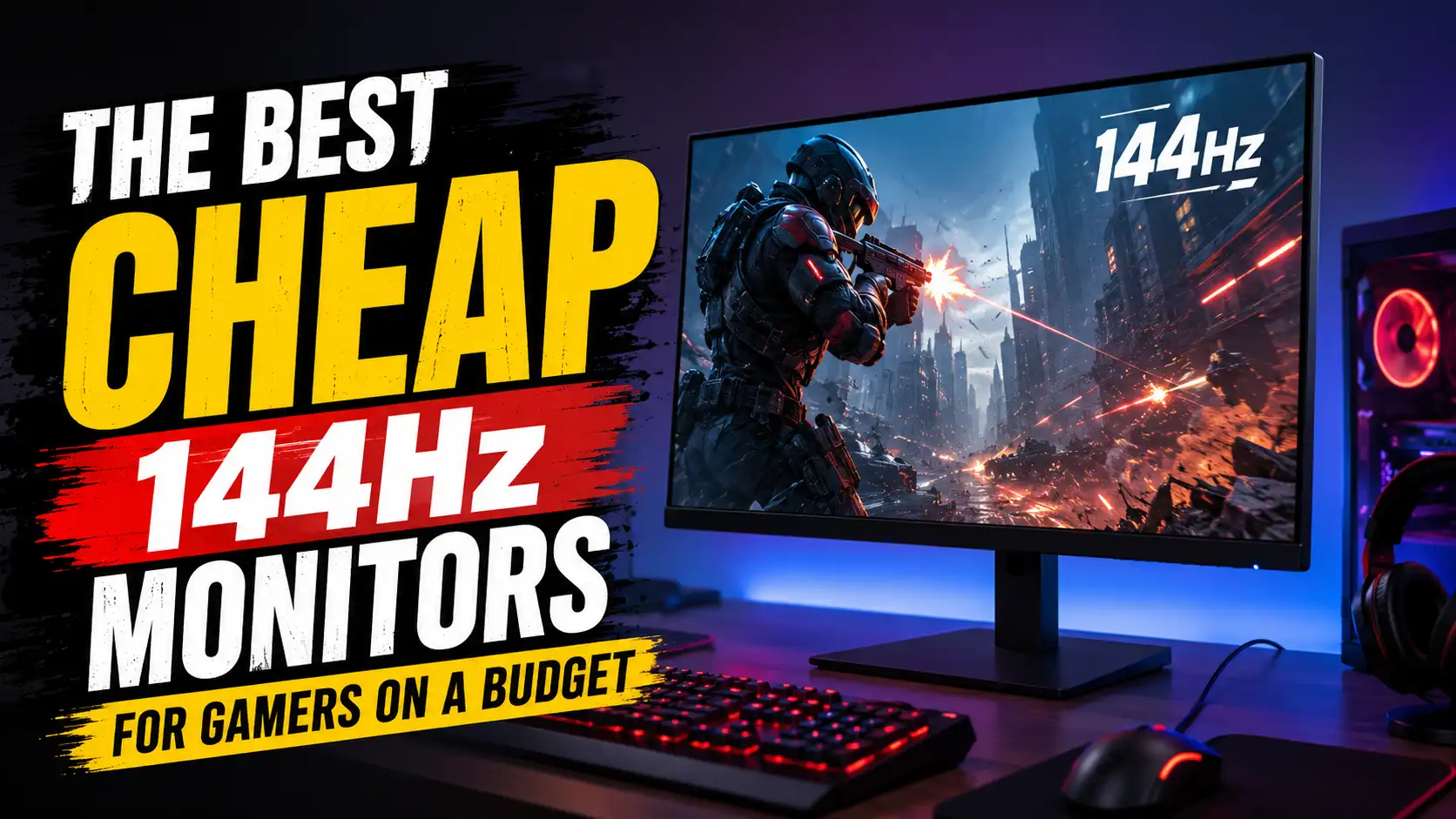 The Best Cheap 144Hz Monitors for Gamers on a Budget