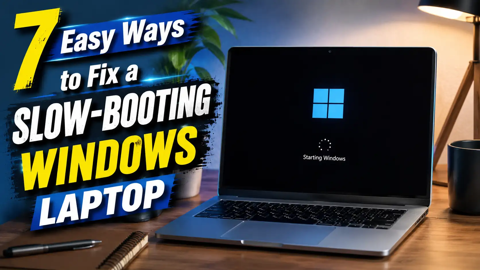 7 Easy Ways to Fix a Slow-Booting Windows Laptop