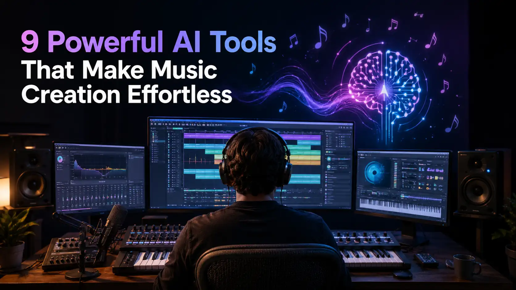 9 Powerful AI Tools That Make Music Creation Effortless
