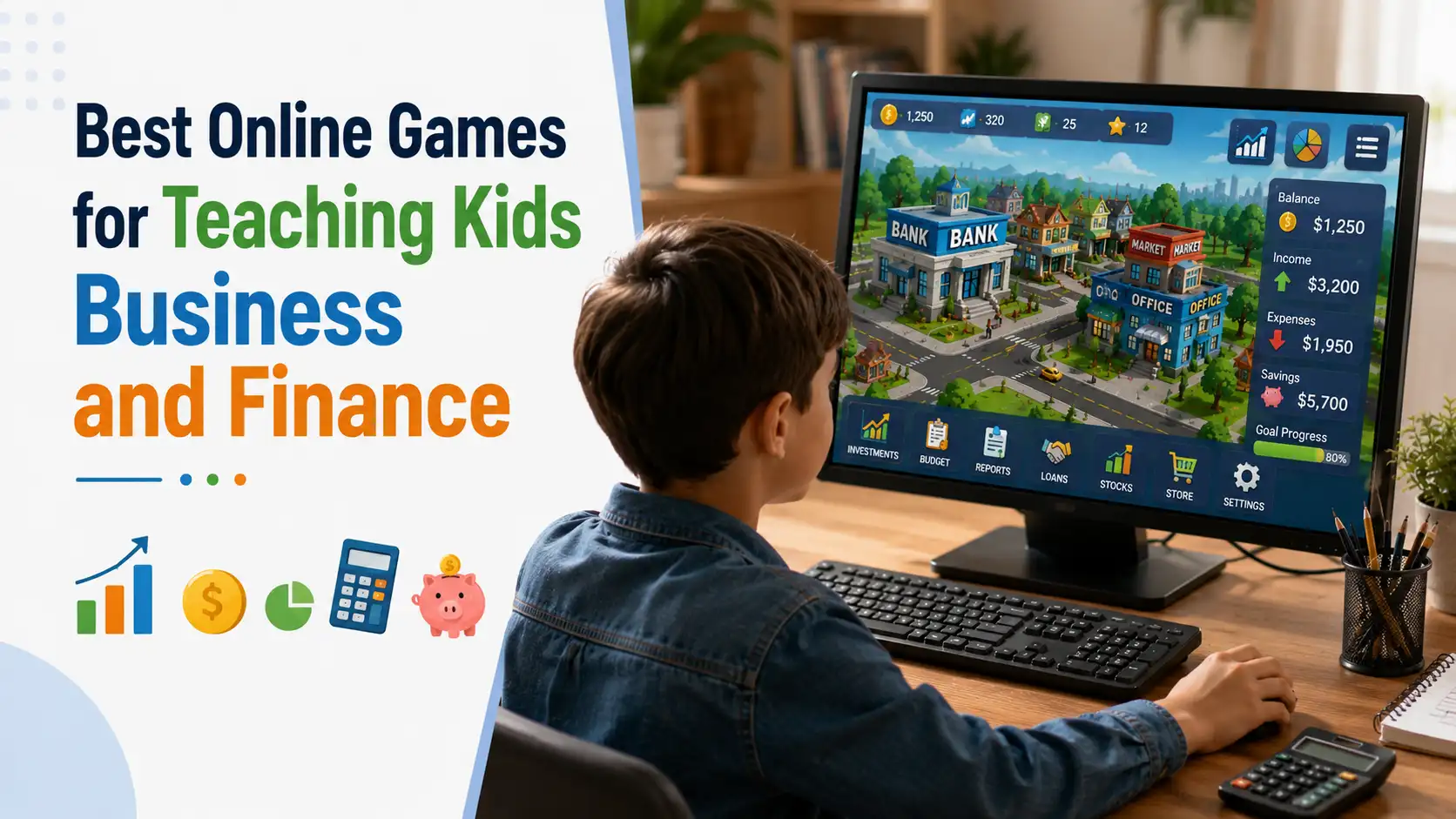 Best Online Games for Teaching Kids Business and Finance