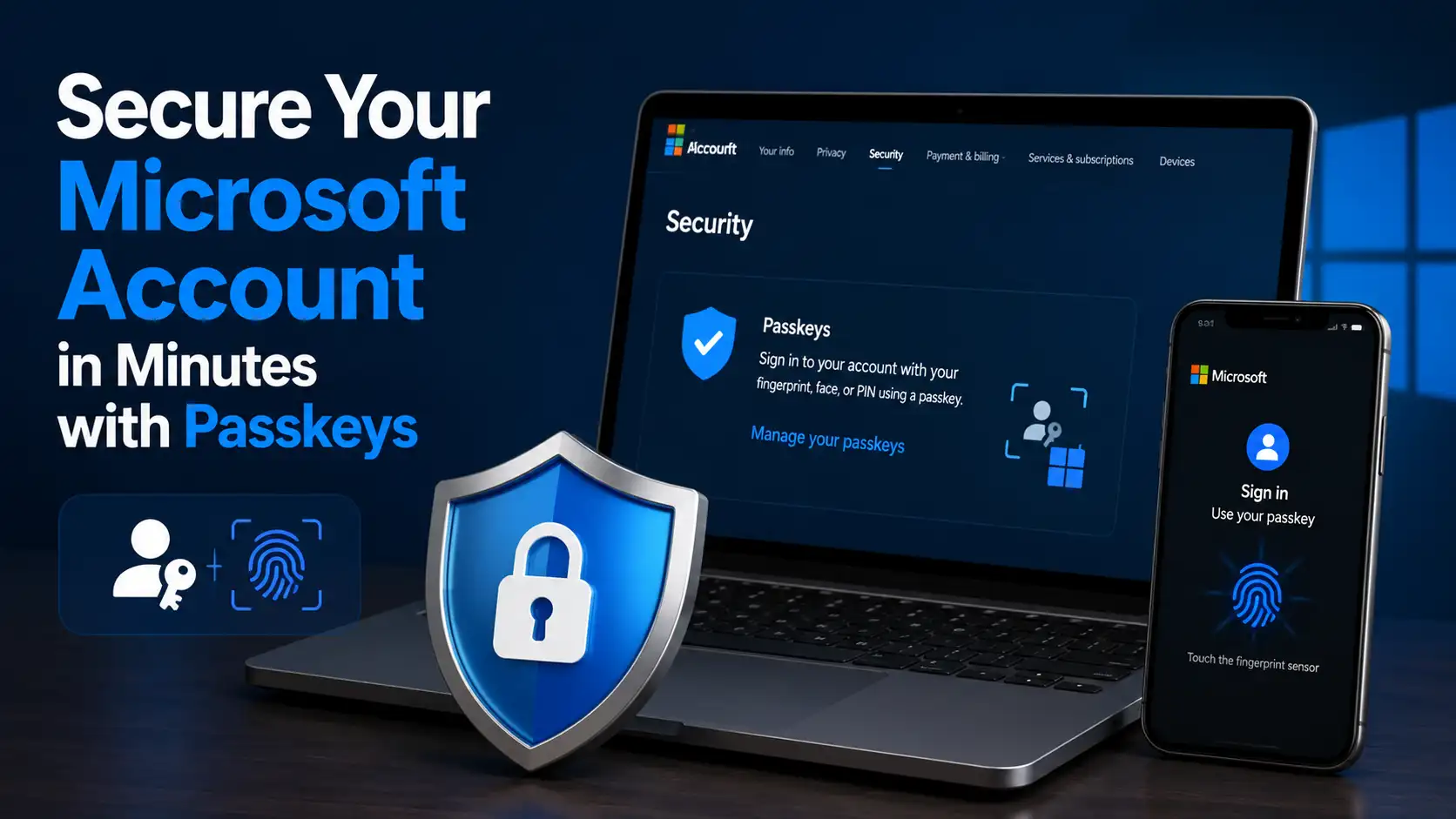 Secure Your Microsoft Account in Minutes with Passkeys
