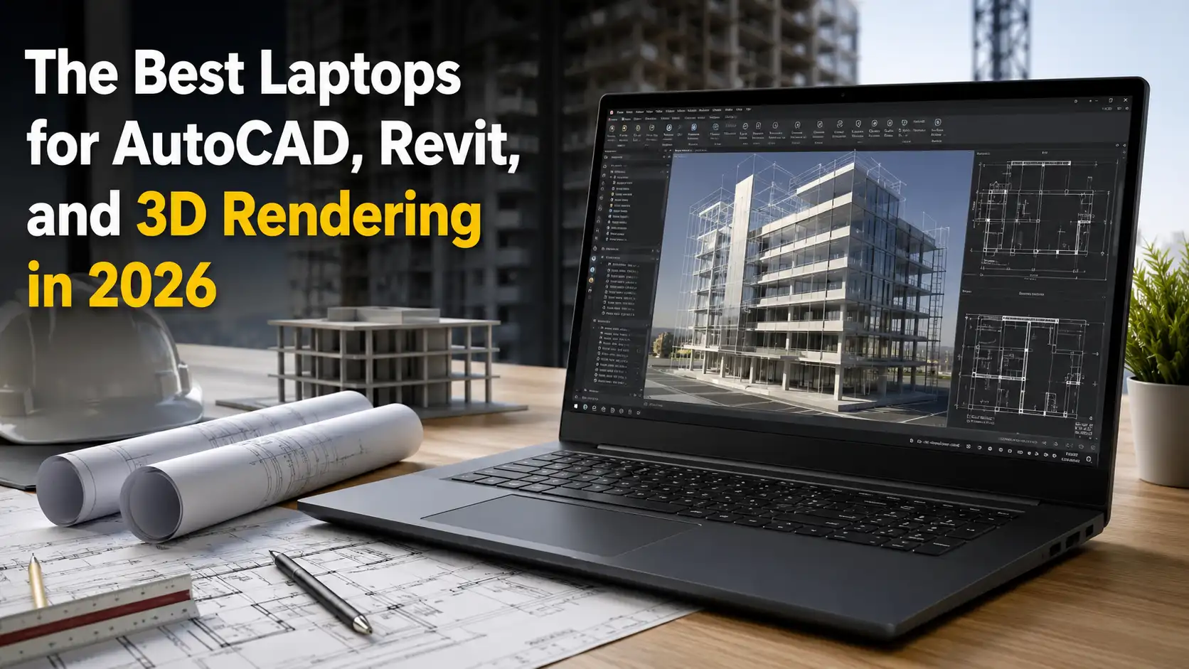 The Best Laptops for AutoCAD, Revit, and 3D Rendering in 2026