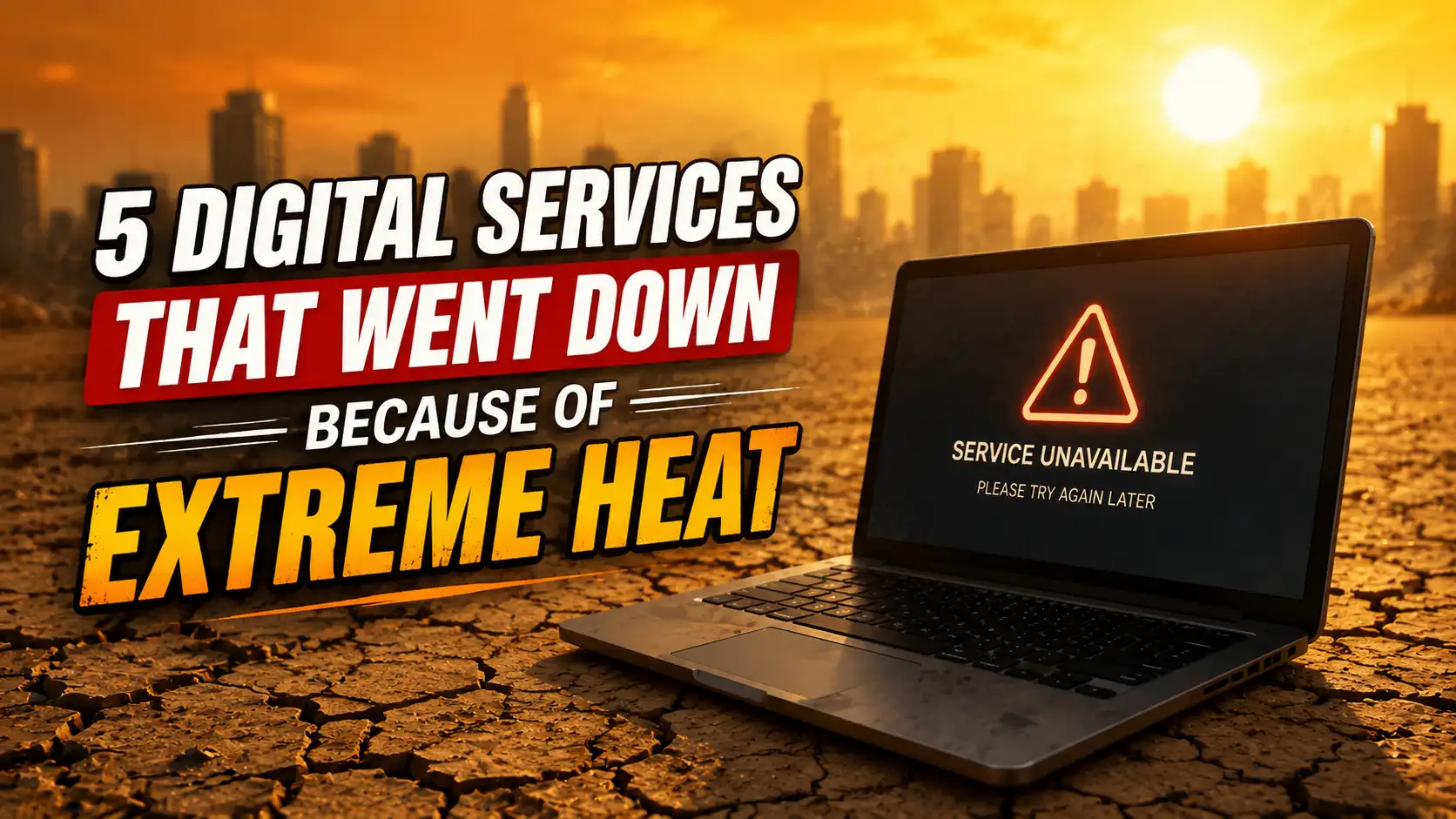 5 Digital Services That Went Down Because of Extreme Heat