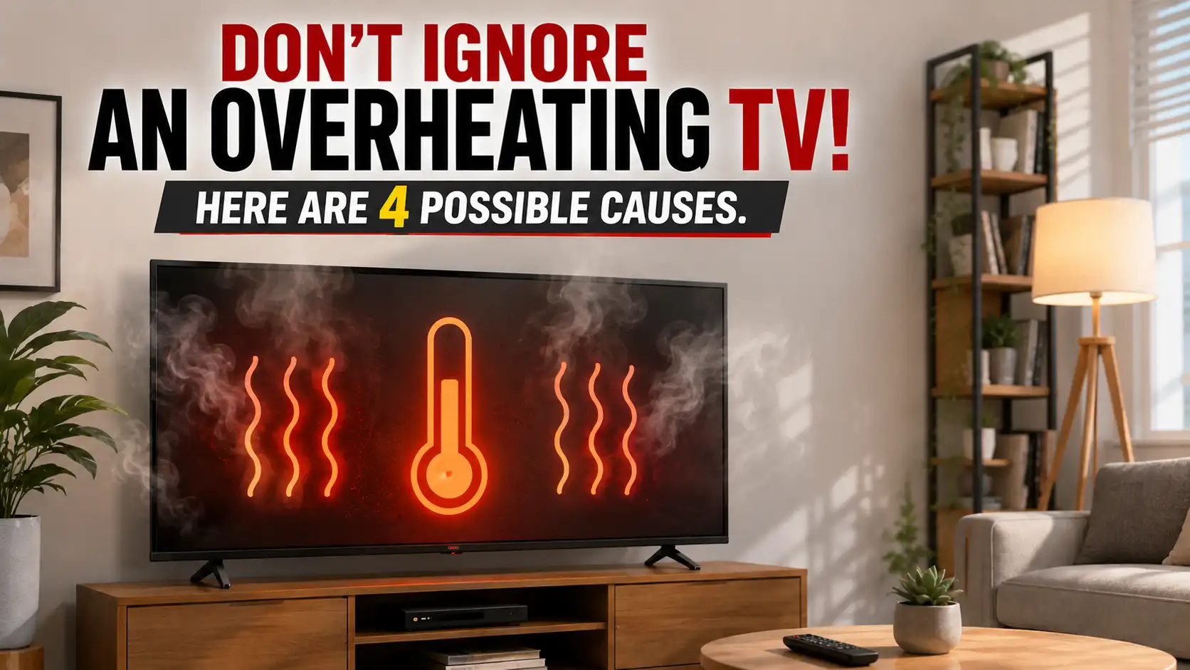 Don't Ignore an Overheating TV! Here Are 4 Possible Causes