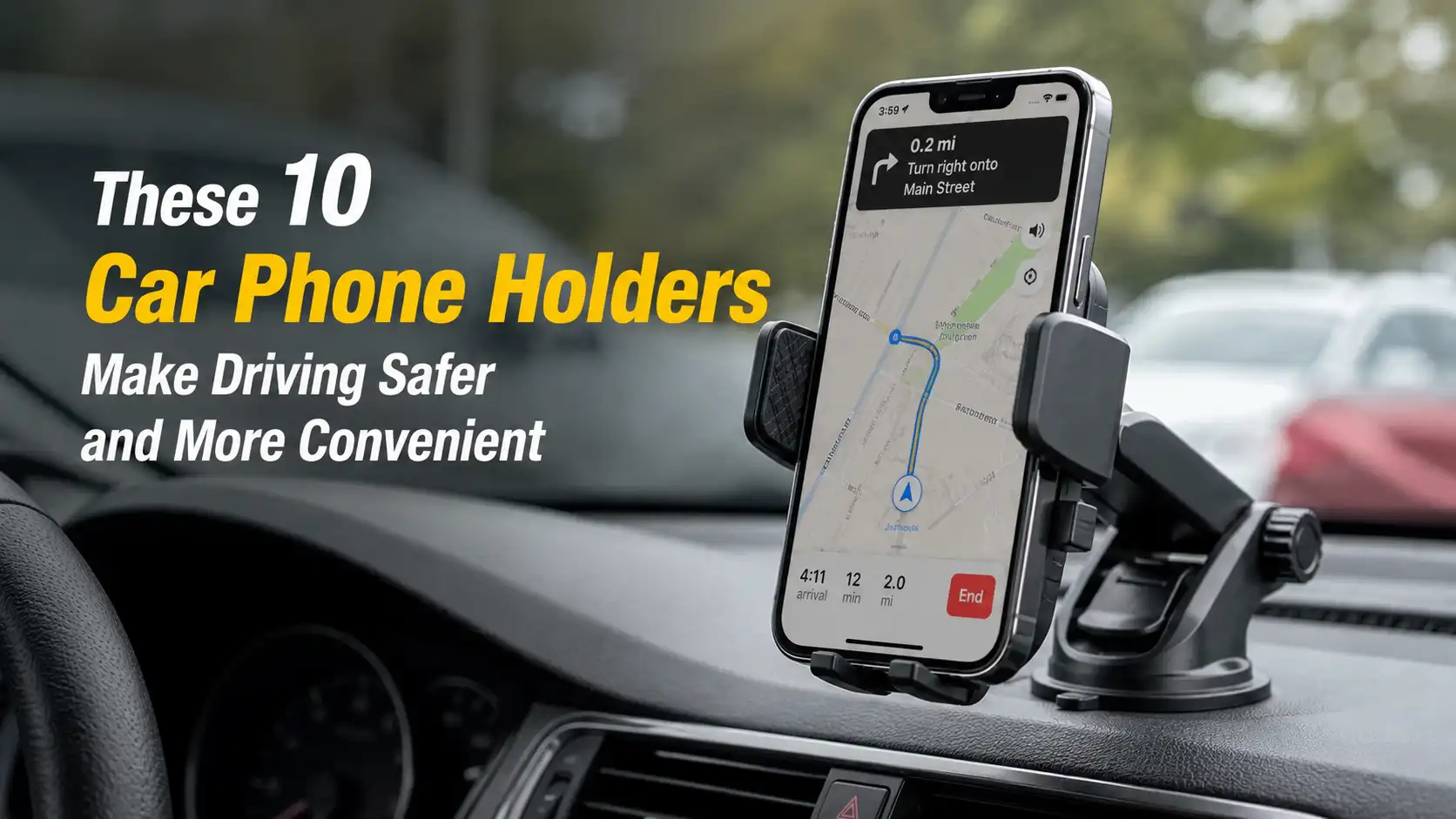 These 10 Car Phone Holders Make Driving Safer and More Convenient